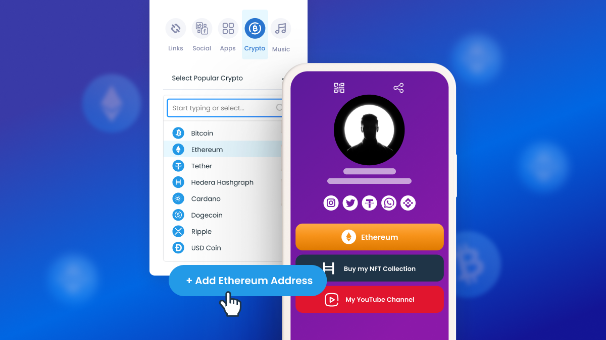 How to Add Ethereum Wallet Address on HeyLink.me?
