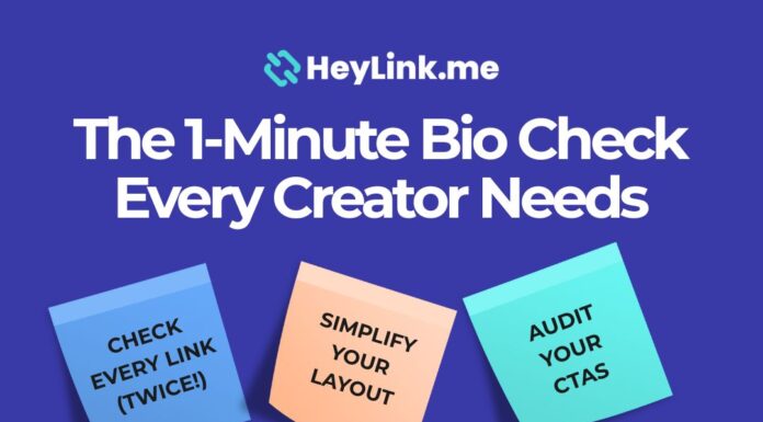 The 1-Minute Bio Check Every Creator Needs