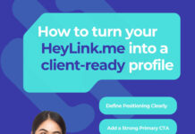 How to turn your HeyLink.me into a client-ready profile